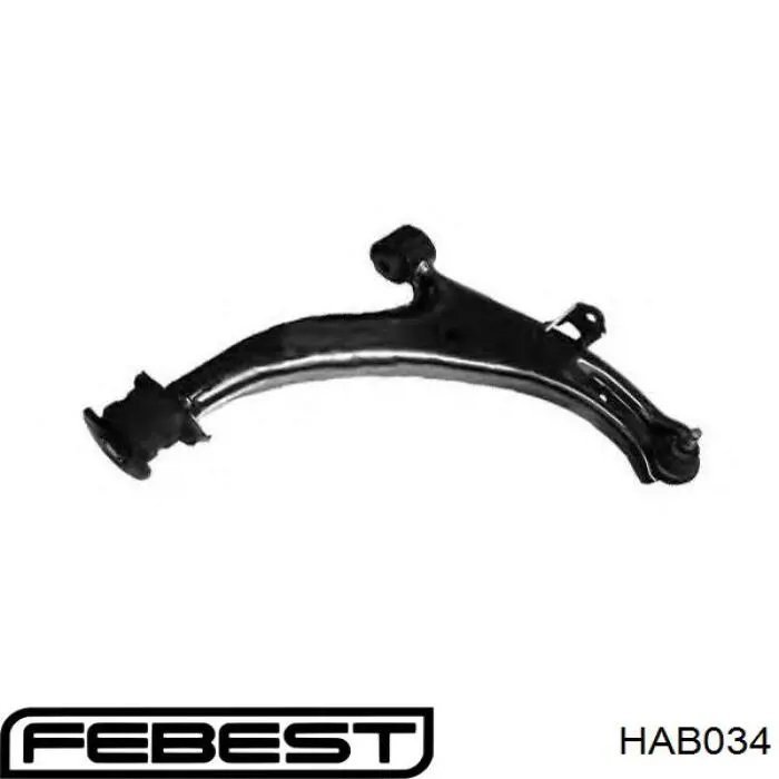 HAB034 Febest Сайлентблок переднього нижнього важеля