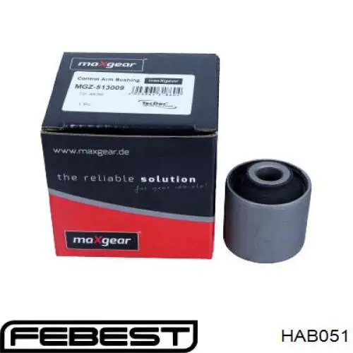 Втулки на задні амортизатори Febest HAB051