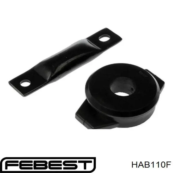 Сайлентблок заднього поздовжнього важеля, передній Febest HAB110F ціна, від 16.34 USD