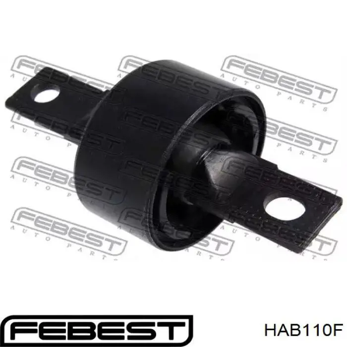 Купити HAB110F Febest Сайлентблок заднього поздовжнього важеля, передній
