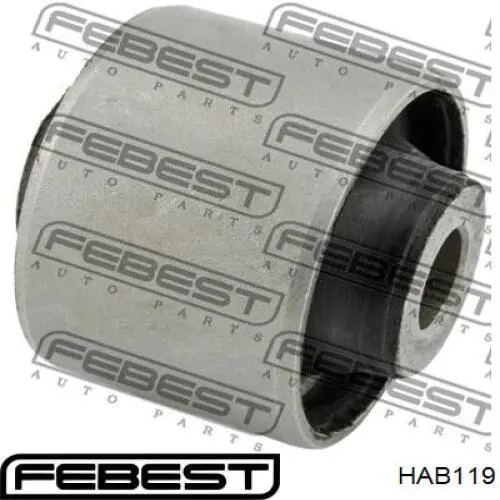 Сайлентблок тяги поперечної, задньої підвіски Febest HAB119 ціна, від 6.25 USD