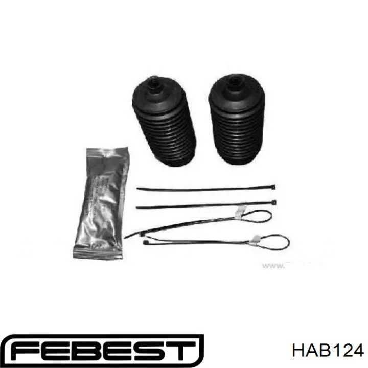 Сайлентблок кріплення рульової рейки Febest HAB124