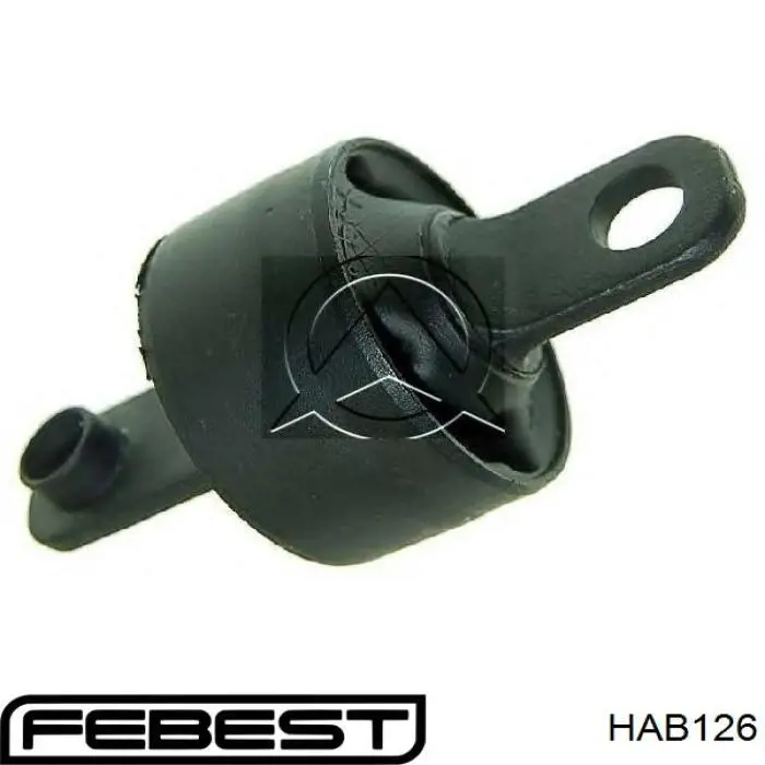 Сайлентблок заднього поздовжнього нижнього важеля Febest HAB126 ціна, від 12.01 USD
