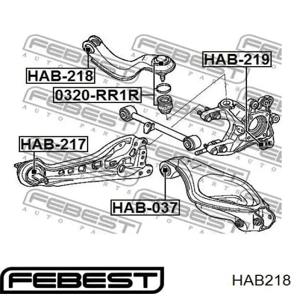  Febest HAB218 ціна, від 7.10 USD