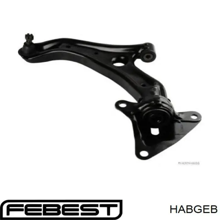 Купити HABGEB Febest Сайлентблок передньої підвіски
