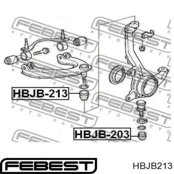 Пильник опори кульової верхньої HBJB213 Febest