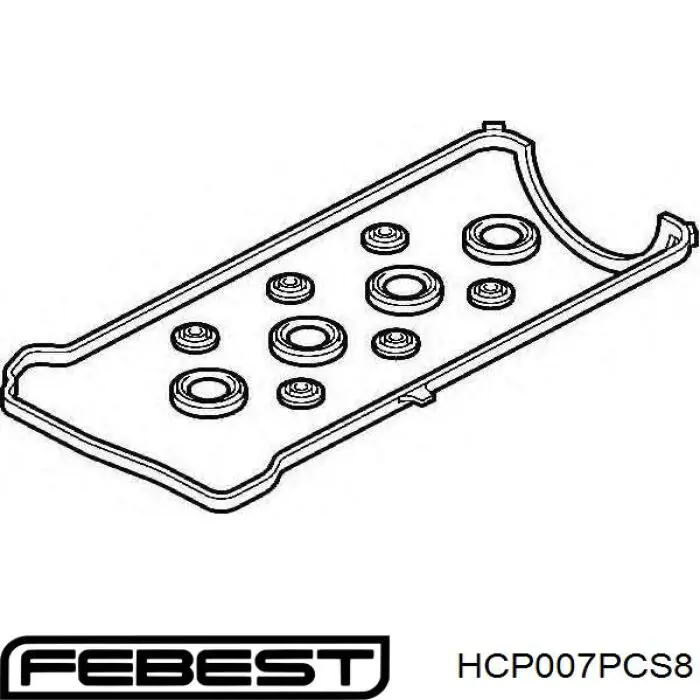 Кільце ущільнювальне свічкового колодязя Febest HCP007PCS8