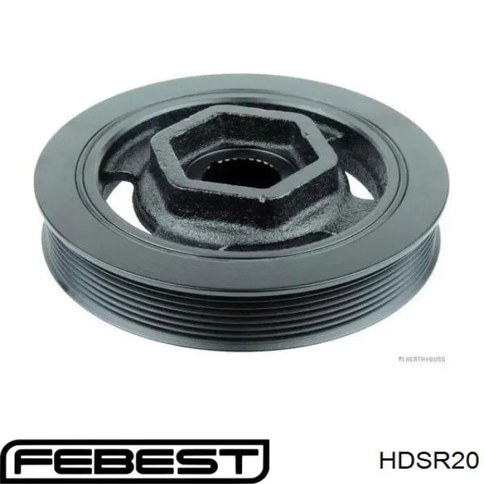 Купити HDSR20 Febest Шків колінчастого вала