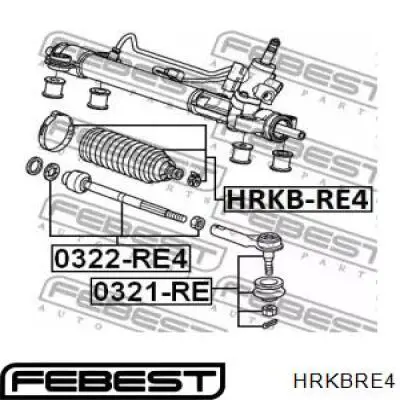 Купити HRKBRE4 Febest Пильник тяги