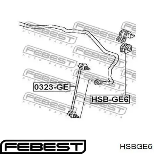 Подушка стабілізатора Febest HSBGE6 ціна, від 5.12 USD