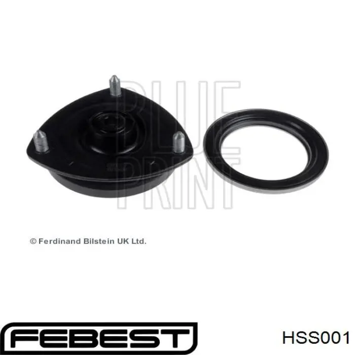 HSS001 Febest Опора амортизатора переднього правого