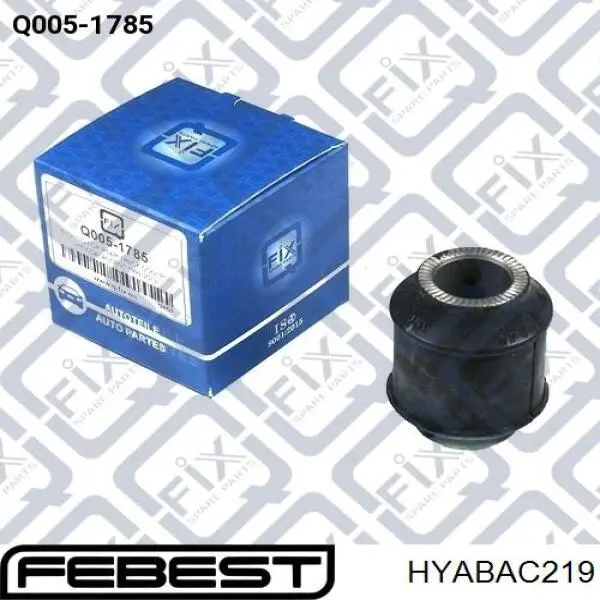 Купити HYABAC219 Febest Сайлентблок заднього поперечного важеля, зовнішній