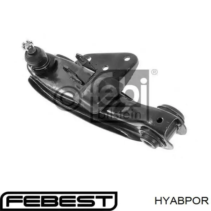 HYABPOR Febest Сайлентблок переднього нижнього важеля