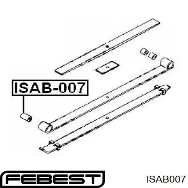 Сайлентблок/втулка ресори передньої VDS 8972279960VDS ціна, від 7.26 USD