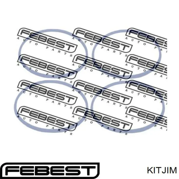 Купити KITJIM Febest Підшипник піввісі заднього моста