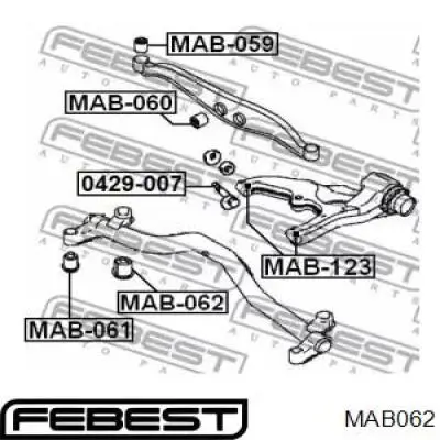  Febest MAB062 ціна, від 7.59 USD