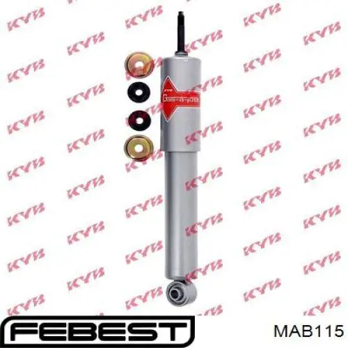 Сайлентблок амортизатора переднього MAB115 Febest