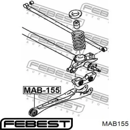  Febest MAB155 ціна, від 3.39 USD