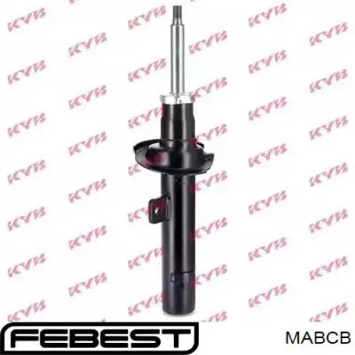 Сайлентблок тяги поперечної, задньої підвіски MABCB Febest