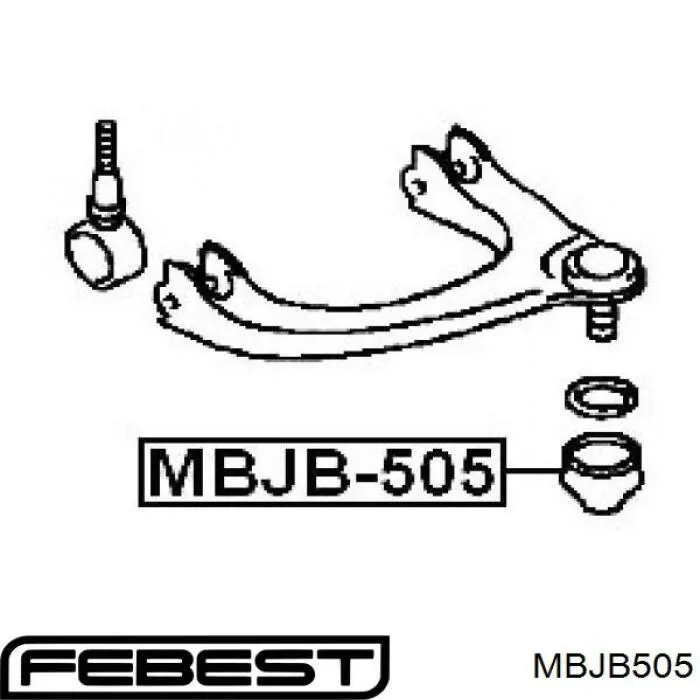 Пильник опори кульової верхньої MITSUBISHI MB808084