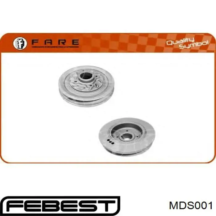 Купити MDS001 Febest Шків колінчастого вала