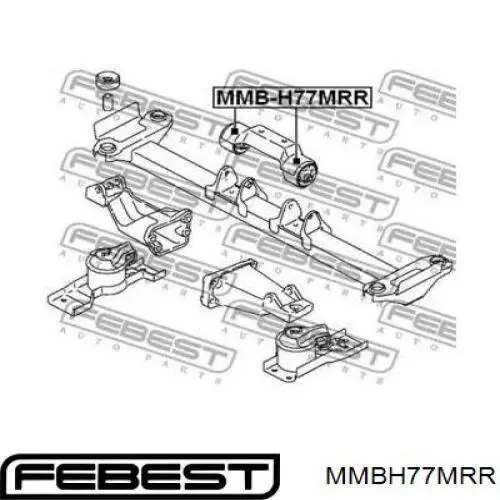 Подушка двигуна задня Q0021145 Q-fix