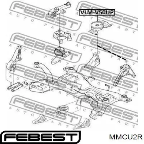Купити MMCU2R Febest 