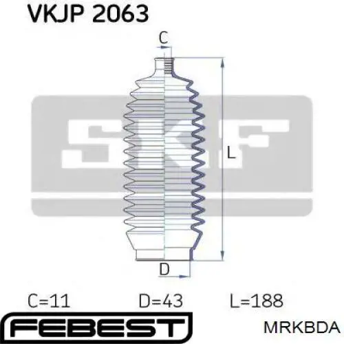 Купити DSS2357 Dayco Пильник тяги
