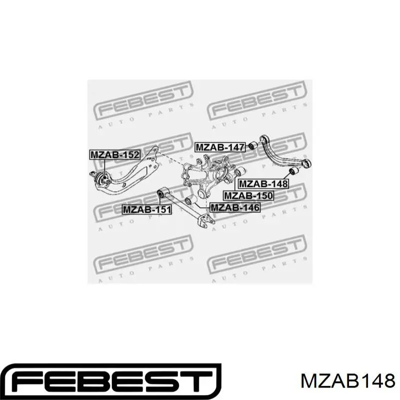 Сайлентблок заднього важеля CTR CVMZ13 ціна, від 9.59 USD