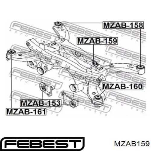 Сайлентблок траверси кріплення заднього редуктора, задній Caster RGR8561 ціна, від 18.55 USD