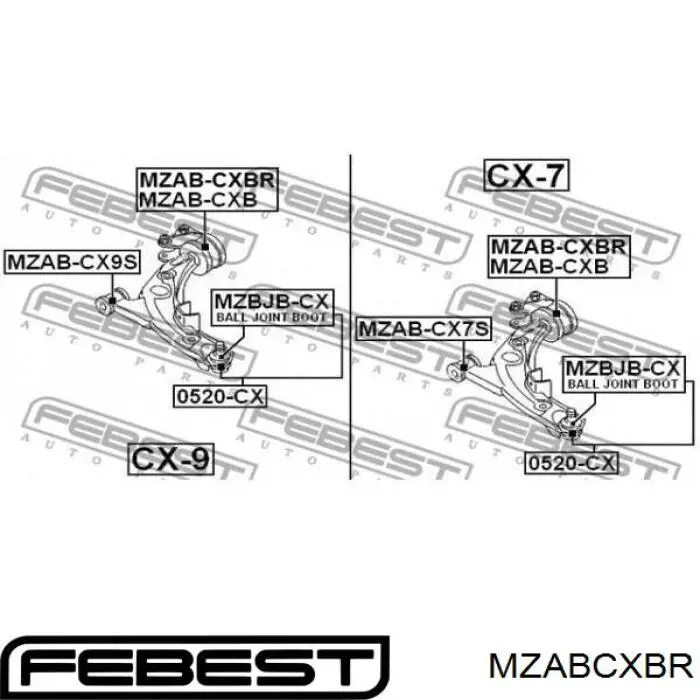 Сайлентблок переднього важеля PSE1927 Patron