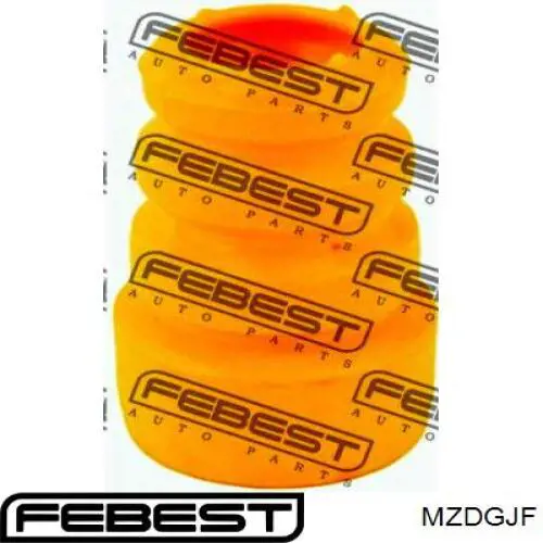 MZDGJF Febest буфер-відбійник амортизатора переднього