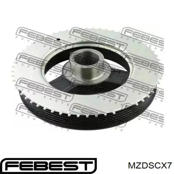 Шків колінвала (демпфер ) Febest MZDSCX7 ціна, від 64.18 USD