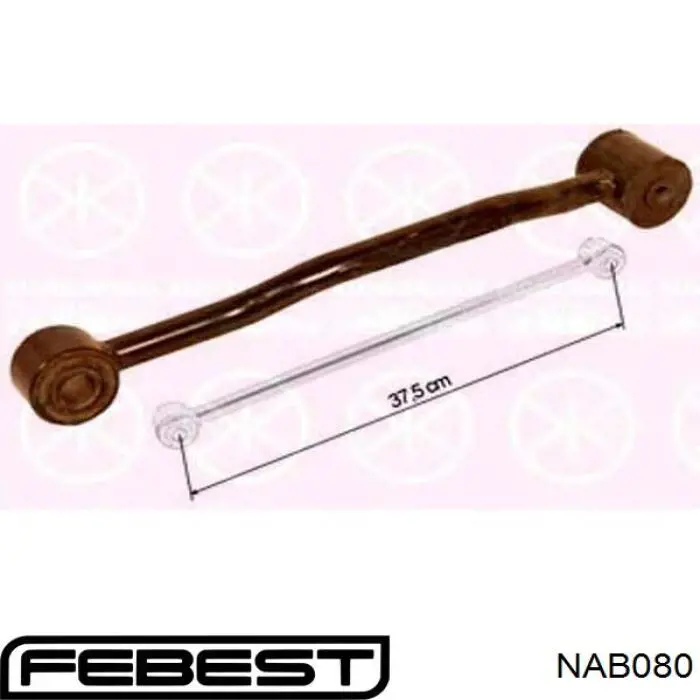 Сайлентблок заднього поперечного важеля Febest NAB080 ціна, від 5.53 USD