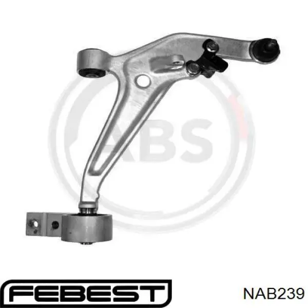 С/блок нижнього важеля Febest NAB239