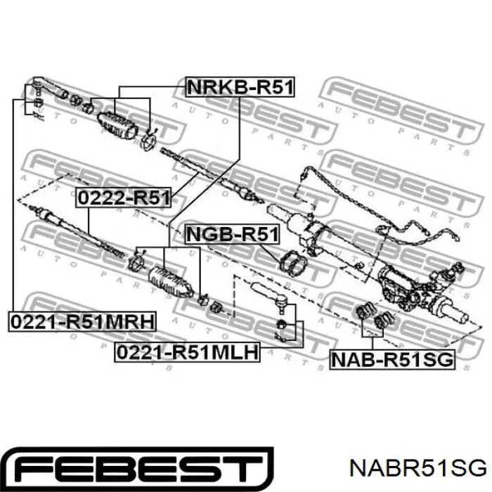 Сайлентблок кріплення рульової рейки Polycraft NS2003 ціна, від 25.01 USD