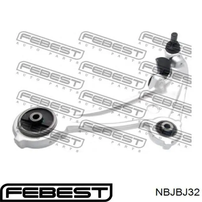 Пильник опори кульової нижній Febest NBJBJ32