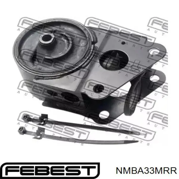 Подушка (опора) двигуна, задня (сайлентблок) NMBA33MRR Febest