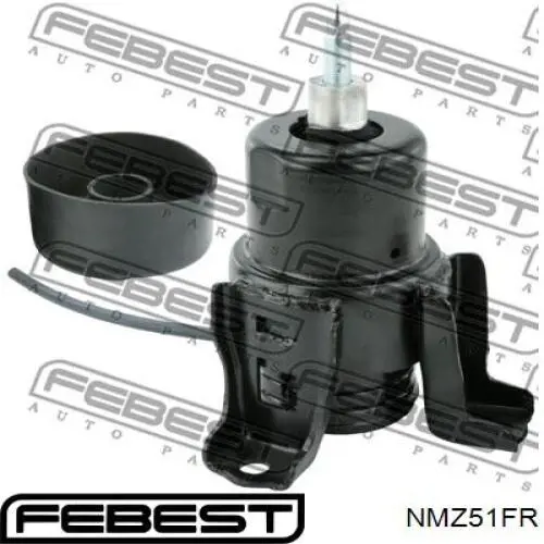 NMZ51FR Febest подушка (опора двигуна, передня)