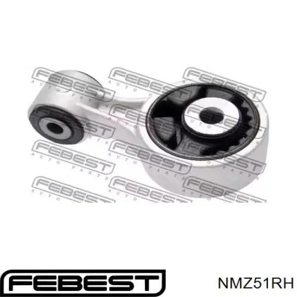 NMZ51RH Febest подушка (опора двигуна, права задня)