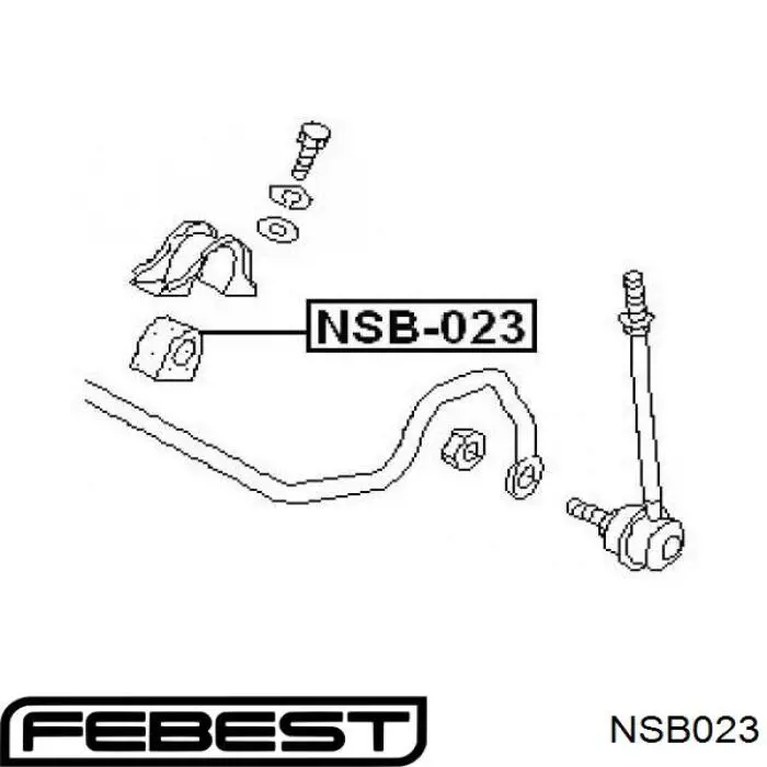 Подушка стабілізатора Nissan/Infiniti 546135V002 ціна, від 0.82 USD