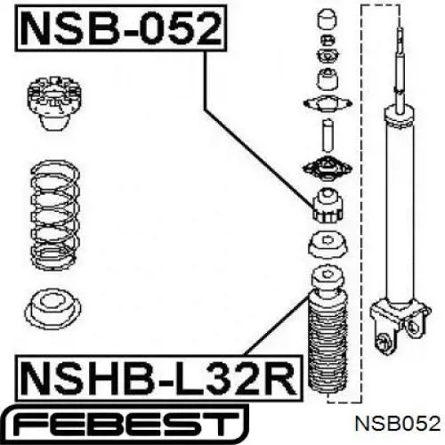  Febest NSB052 ціна, від 5.85 USD