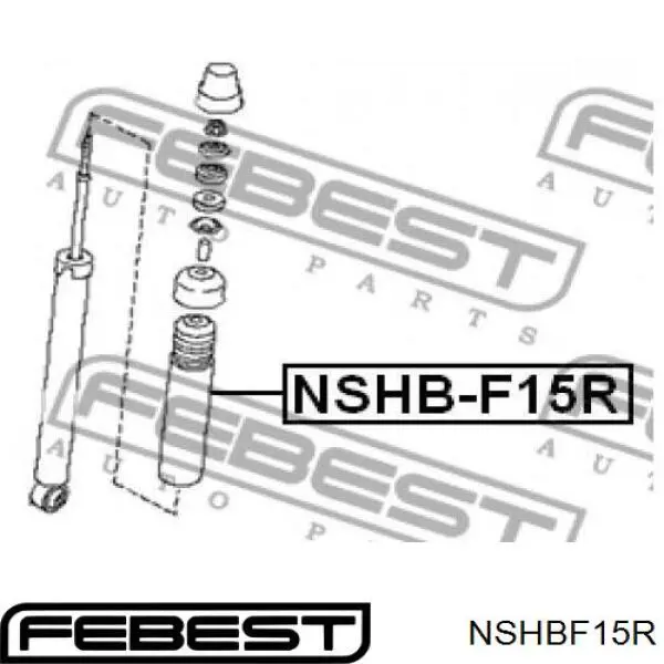 Купити 552401KK0A Nissan/Infiniti Відбійник заднього амортизатора