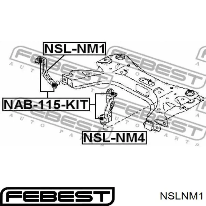 Кронштейн передньої балки M6822 Kleber