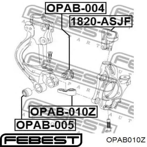 0308097 Opel сайлентблок передній цапфи (кулака)