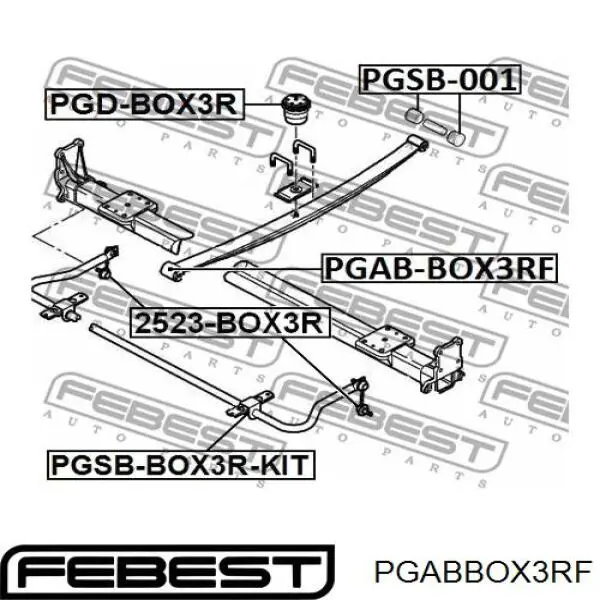 Ресори задні 1365409080 Fiat/Alfa/Lancia