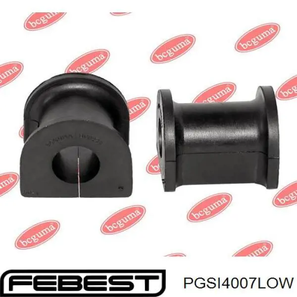 PGSI4007LOW Febest проставка (гумове кільце пружини передньої, нижня)
