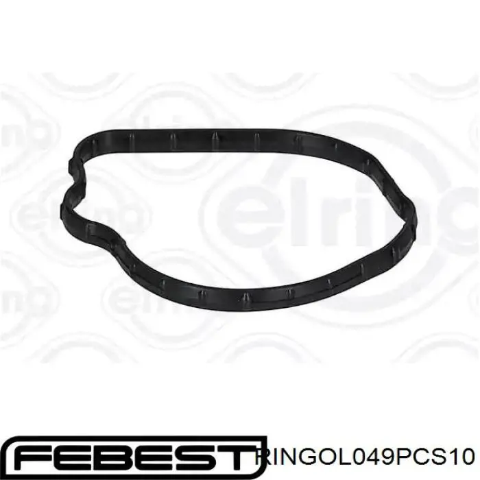 Сальник коленвала двигуна, передній Febest RINGOL049PCS10 ціна, від 6.59 USD
