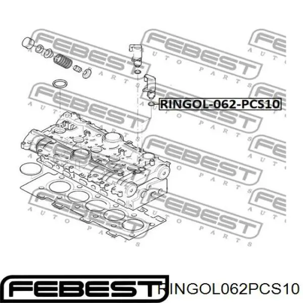 Прокладка регулятора фаз газорозподілу Ford 6M5G6D291AA ціна, від 15.58 USD