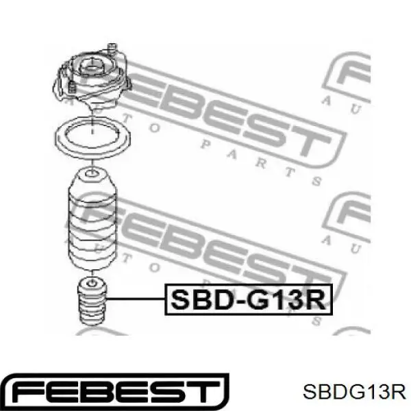 Відбійник на задні амортизатори Subaru 20371FJ000 ціна, від 6.69 USD